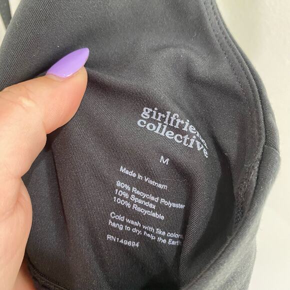 Girlfriend Collective The Undress Shade Black Athletic Skort Dress Stretchy M - Picture 5 of 8